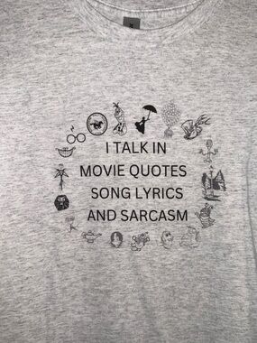 Gildan Heather Gray Heavy Cotton Crew Neck Tee